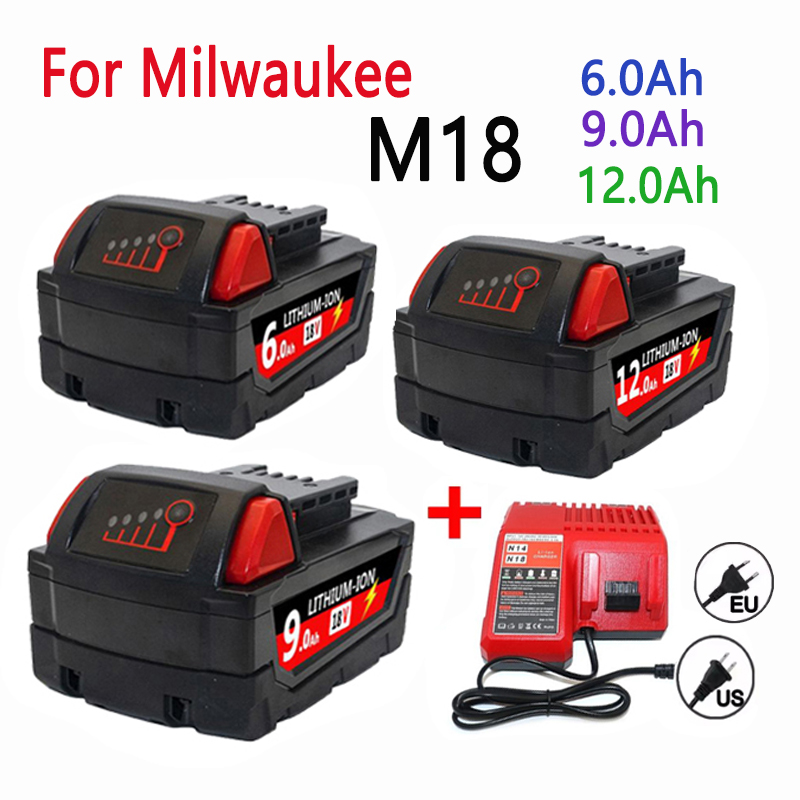 60V 50Ah Electric Scooter Battery - Аккумулятор 6.0Ач/9.0Ач/12.0Ач для Milwaukee M18 18В,