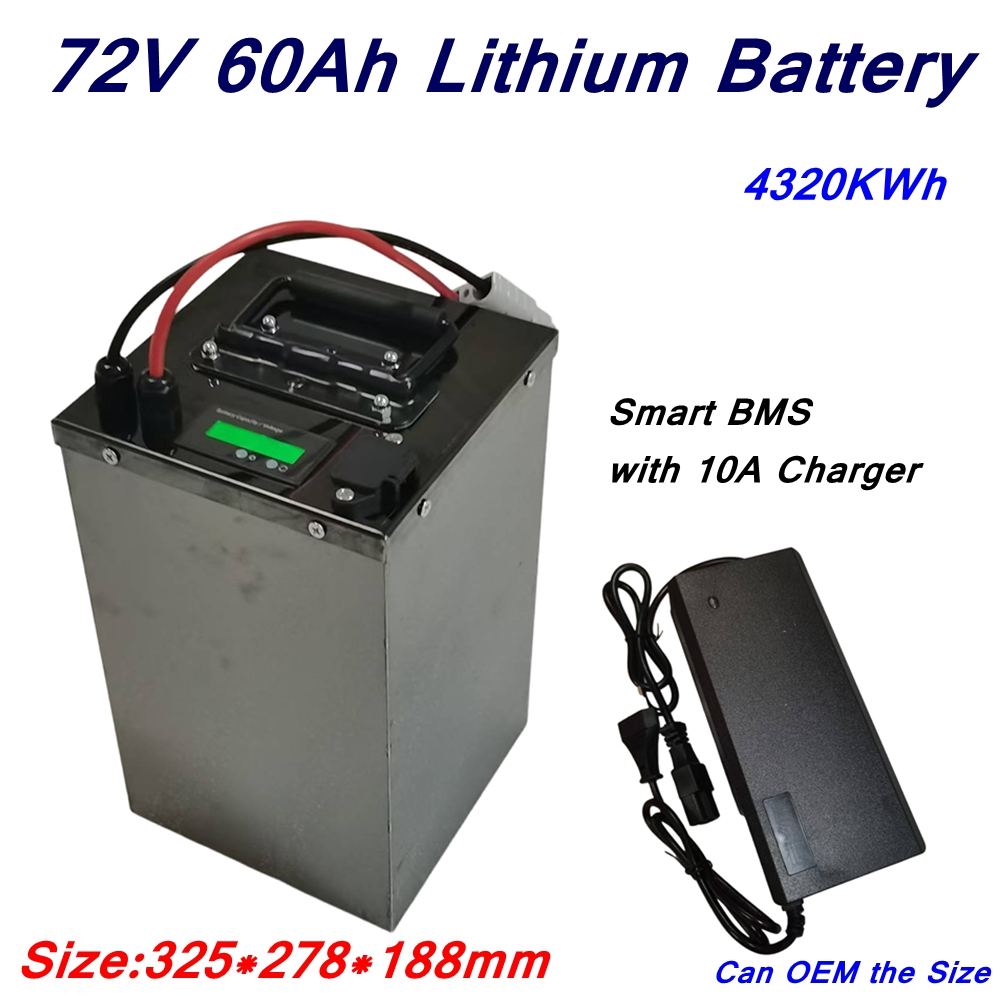 72V 40Ah Lifepo4 Battery Pack - 20S 72 В 60 Ач литий-ионный