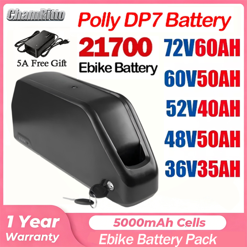 72V 40Ah Lifepo4 Battery Pack - Аккумулятор Hailong Polly 52В 50Ач (совместим