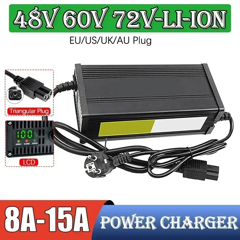 72V 15A Fast Charger - 48 В 60 В 72 В