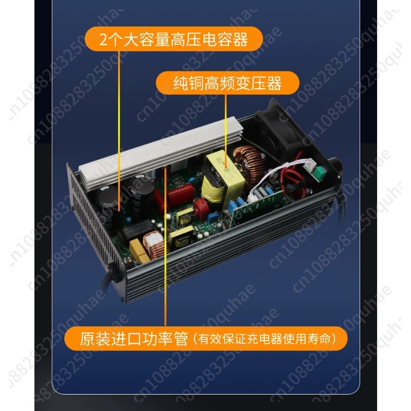 Высокотоковое регулируемое зар – обзор и цена 72V 15A Fast Charger