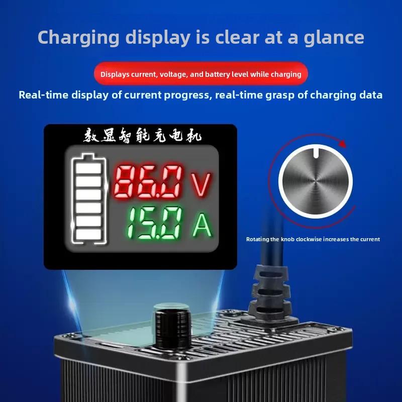 Зарядное устройство для литиев – обзор и цена 72V 15A Fast Charger