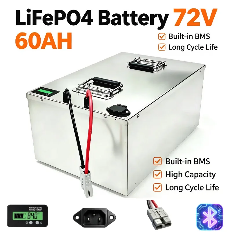 Литиевая аккумуляторная батаре – обзор и цена 72V 40Ah Lifepo4 Battery Pack