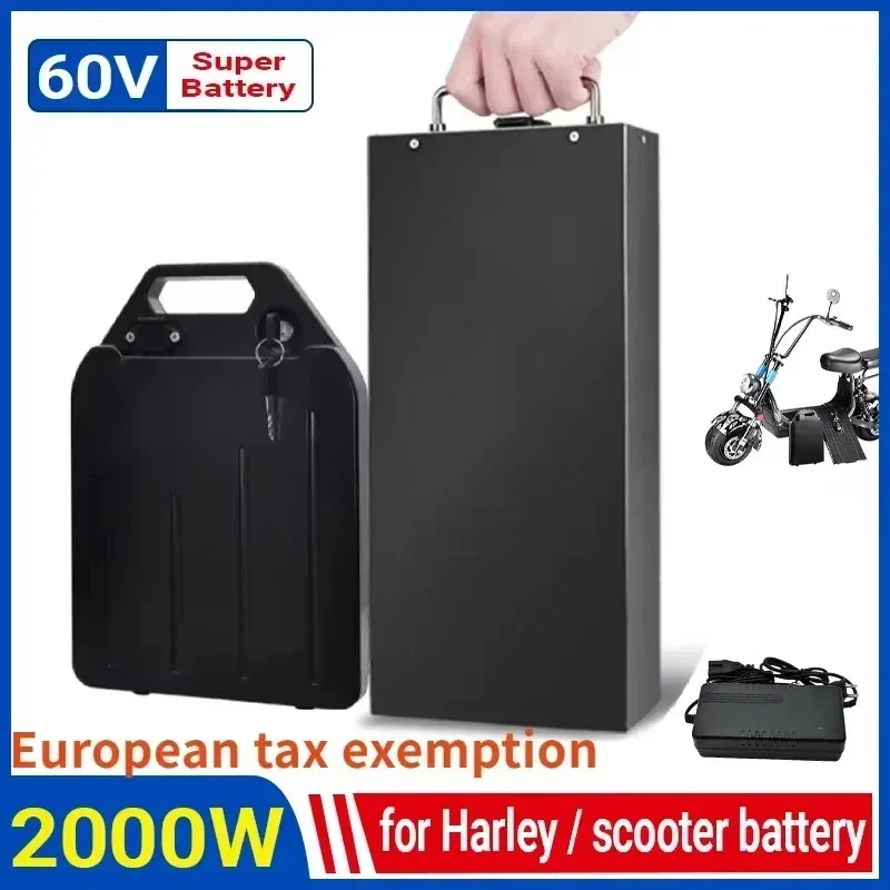 Быстросъемная литиевая батарея – обзор и цена 60V 50Ah Electric Scooter Battery