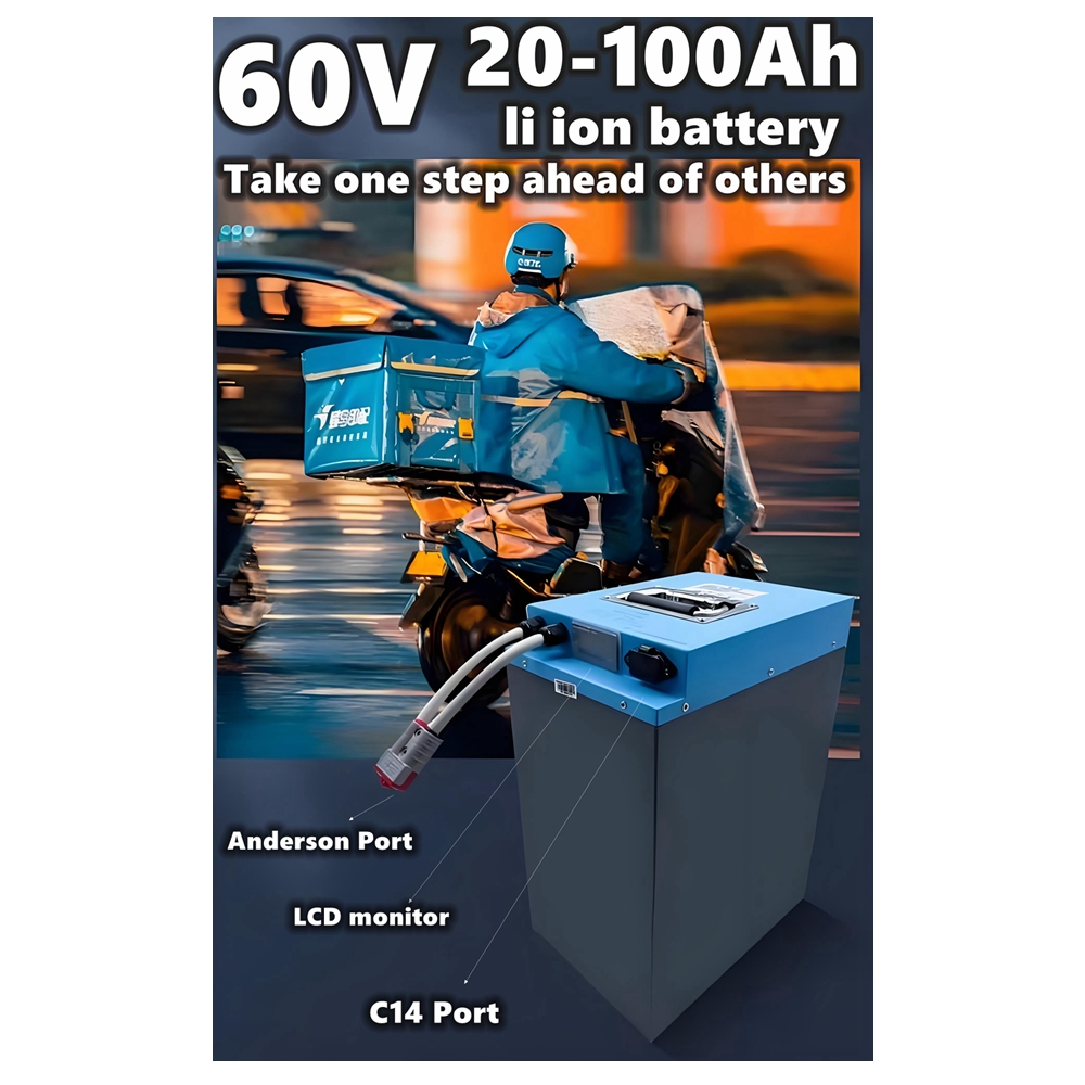 Литий-ионный аккумулятор для с – обзор и цена 60V 50Ah Electric Scooter Battery