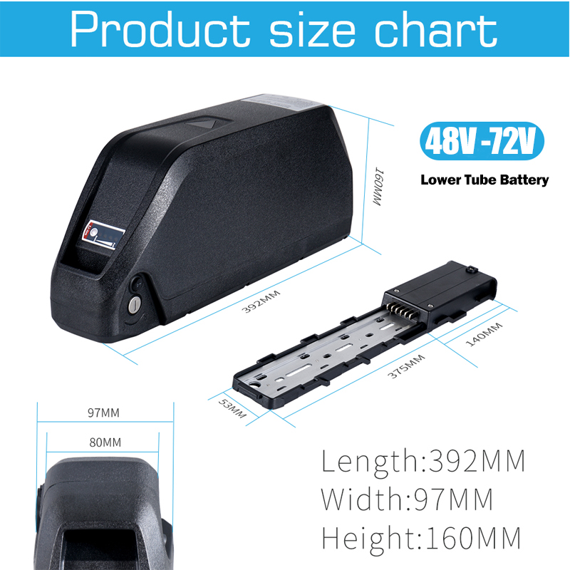 Аккумулятор для электровелосип – обзор и цена 72V 50Ah 21700 Lithium Battery