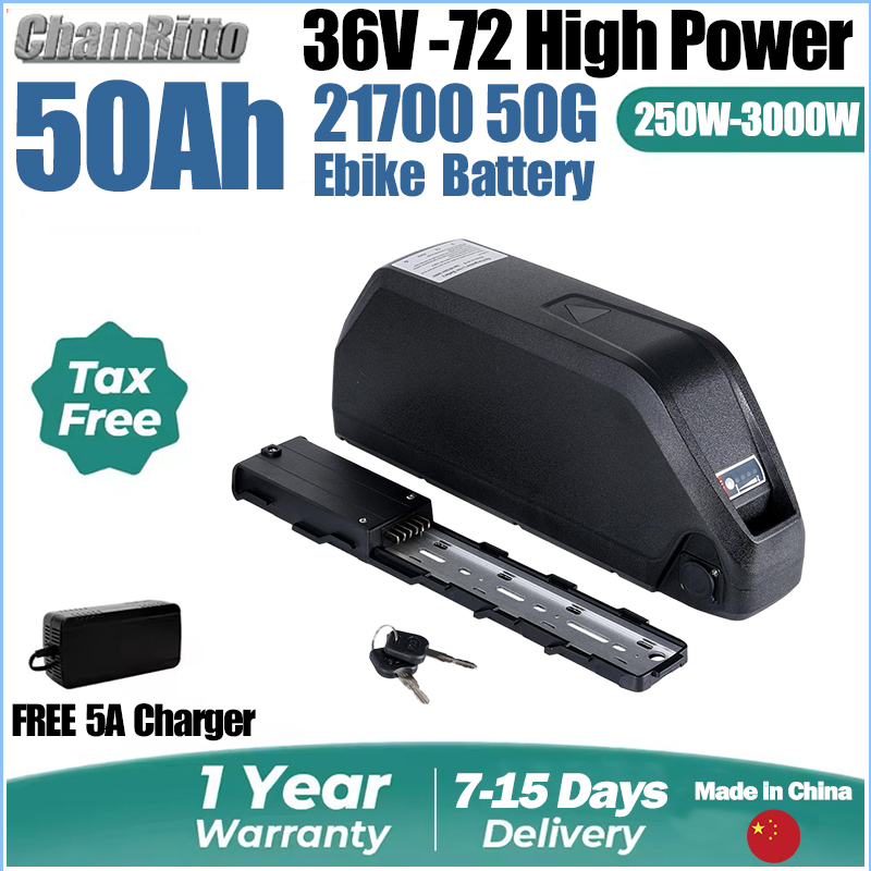 Аккумулятор для электровелосип – обзор и цена 72V 50Ah 21700 Lithium Battery
