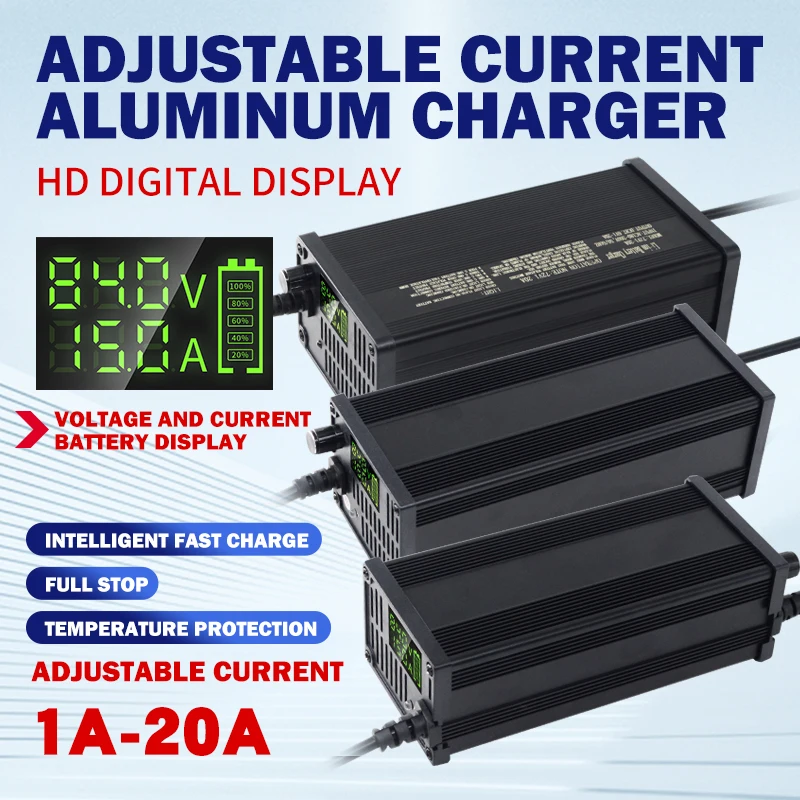 Регулируемое зарядное устройст – обзор и цена 72V 15A Fast Charger