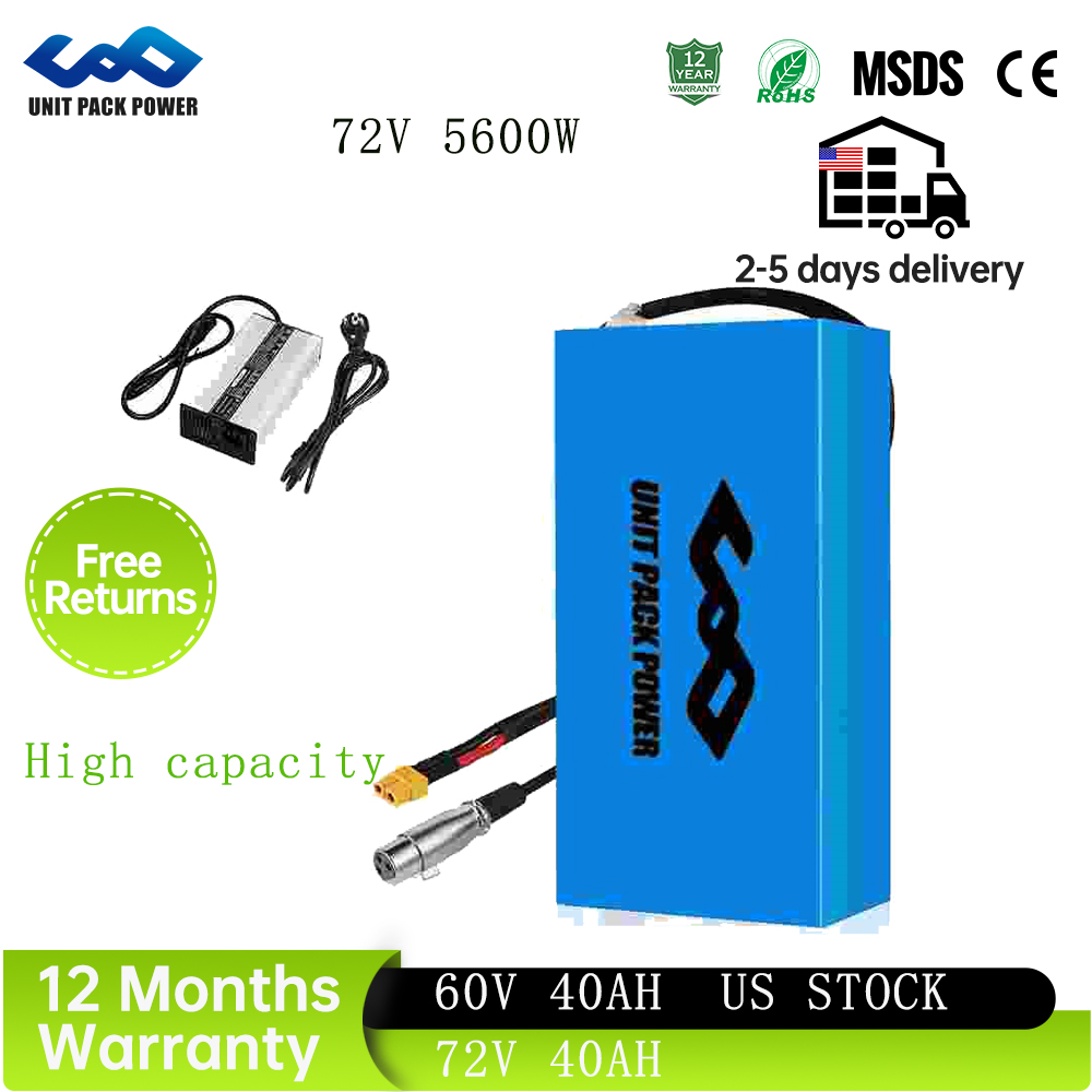 Аккумуляторные блоки для элект – обзор и цена 72V 40Ah Lifepo4 Battery Pack
